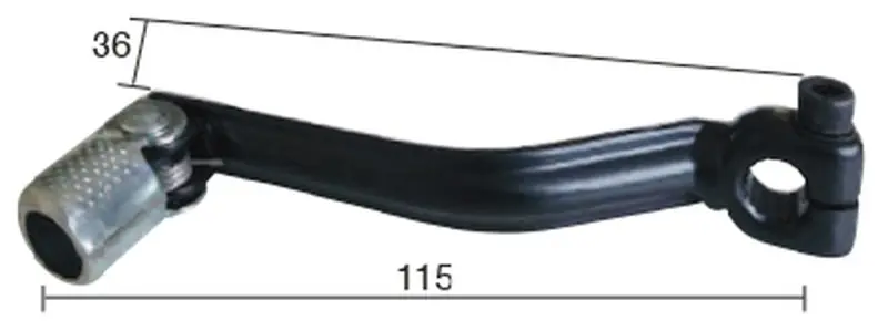 BUZZETTI DŹWIGNIA ZMIANY BIEGÓW STALOWA APRILIA 50; DERBI 50; GILERA 50 Oferta limitowana