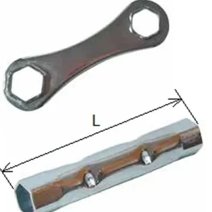 BUZZETTI KLUCZ DO ŚWIEC ZAPŁONOWYCH Z PODWÓJNYM SZEŚCIOKĄTEM 16/18MM 140MM Bestseller