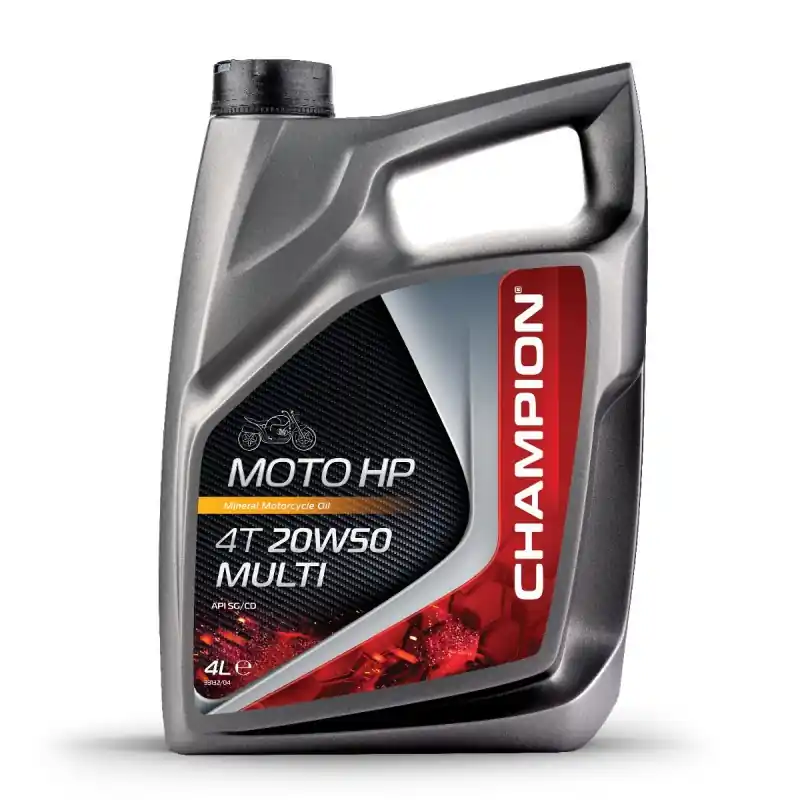 CHAMPION OLEJ SILNIKOWY MOTO HP 4T 20W50 MULTI 4L MA2 MINERALNY (AKC) Nie przegap
