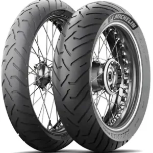 MICHELIN KOMPLET OPON (CAI659259/25) 90/90-21 M/C 54V ANAKEE ROAD TL/TT PRZÓD DOT 2025 + (CAI064845/24) 150/70R18 M/C 70V ANAKEE ROAD TL/TT TYŁ DOT 2024 + CZAPKA Ekspresowa dostawa