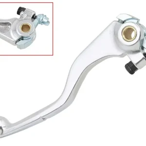 Wysoka jakość PSYCHIC DŹWIGNIA SPRZĘGŁA HONDA CRF 250 RWE ‘25, CRF 450 R / RX / RWE ‘21-‘25, KOLOR SREBRNY (OEM 53180-MKE-AF1)