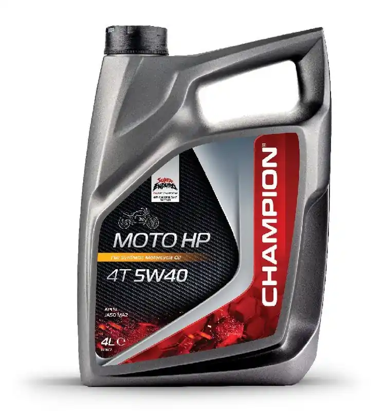 CHAMPION OLEJ SILNIKOWY MOTO HP 4T 5W40 4L MA2 PÓŁSYNTETYCZNY (AKC) Nowość