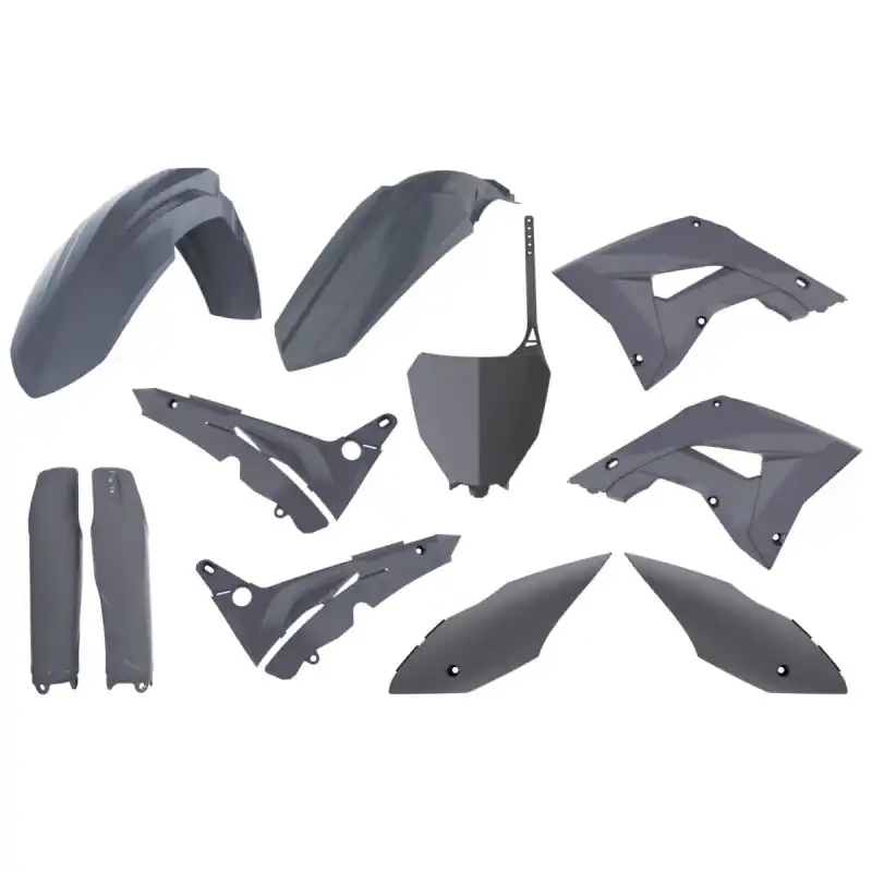 Hit cenowy POLISPORT KOMPLET PLASTIKÓW HONDA CR 125/250 ‘04-‘07 (RESTYLING NA MODEL 2020) W ZESTAWIE OSŁONY AMORTYZATORÓW (8351700005) KOLOR KOLOR SZARY NARDO GREY