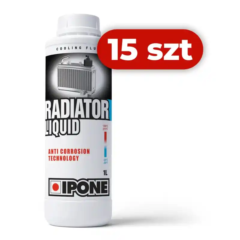 Dostępne od ręki IPONE PŁYN DO CHŁODNIC 1L (NEW FORMULA) (-38ST.) (15) ( ZASTĘPUJE 800219) KARTON 15 SZTUK
