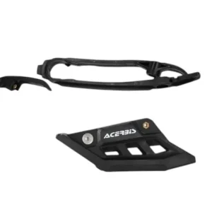 Nowość ACERBIS ŚLIZG + PROWADNICA ŁAŃCUCHA KOMPLET KTM SX 85 25-26 , HUSQVARNA TC 85 25-26, GAS GAS MC 85 25-‘26 KOLOR CZARNY