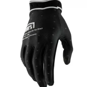 100 PROCENT RĘKAWICE CROSS/ENDURO RIDEFIT BLACK KOLOR CZARNY ROZMIAR XL Tylko dziś