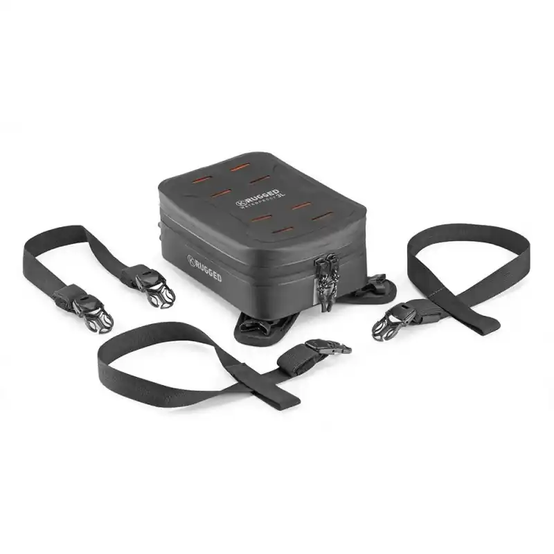 Cena promocyjna KAPPA TORBA NA ZBIORNIK / BAK (TANKBAG) DO MOCOWANIA PASKAMI 3L KOLOR CZARNY (22,5X16X10CM) (K‘ RUGGED) - MOŻLIWOŚĆ DOPIĘCIA MOCOWANIA AVSH