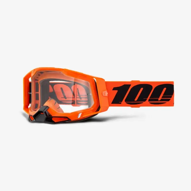Oferta 100 PROCENT WYPRZEDAŻ GOGLE RACECRAFT 2 NEON ORANGE - CLEAR LENS KOLOR POMARAŃCZOWY/CZARNY SZYBA PRZEŹROCZYSTA