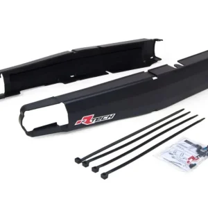 Nowość RACETECH (RTECH) Osłony wahacza Honda CRF450 R/RWE/RX 21-14, CRF250 R/RX 22-24 KOLOR CZARNY