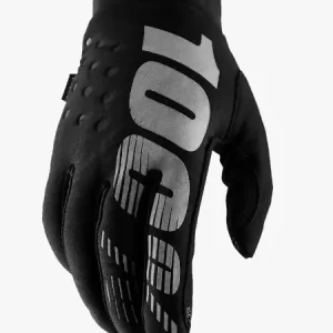 Kup teraz 100 PROCENT RĘKAWICE CROSS/ENDURO BRISKER SOFTSHELL WOMAN DAMSKIE KOLOR CZARNY/SZARY ROZMIAR S