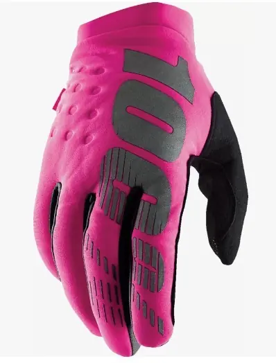 Kup online 100 PROCENT RĘKAWICE CROSS/ENDURO BRISKER SOFTSHELL WOMAN DAMSKIE KOLOR RÓŻOWY/CZARNY ROZMIAR M