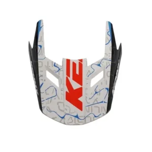 KENNY RACING CZĘŚCI ZAMIENNE DASZEK DO KASKU PERFORMANCE ERT GRAPHIC WAVE BLUE WHITE ROZMIAR L-XXL Łatwy zwrot