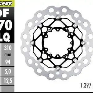 Dodaj do koszyka GALFER TARCZA HAMULCOWA PRZÓD HONDA CBR600 RR 03-17 CBR1000 RR 04-05 CB1000 R 08-17 CB1300 F/S 2005- CTX1300 C 2014- (CUBIQ FLOATING) (310X940X5MM)
