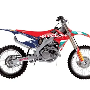 BLACKBIRD KOMPLET NAKLEJEK (OKLEIN) HONDA CRF 250R ‘10-‘13; CRF 450R ‘09-‘12 REPLICA TEAM HRC 25 HONDA Ostatnie sztuki