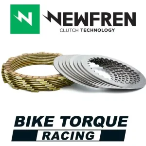 Cena promocyjna NEWFREN TARCZE SPRZĘGŁOWE Z PRZEKŁADKAMI RACING KTM DUKE 125 ‘11-‘20; RC 125 ‘14-‘20; KAWASAKI KLX 125 ‘10-‘18 (EBS4522)