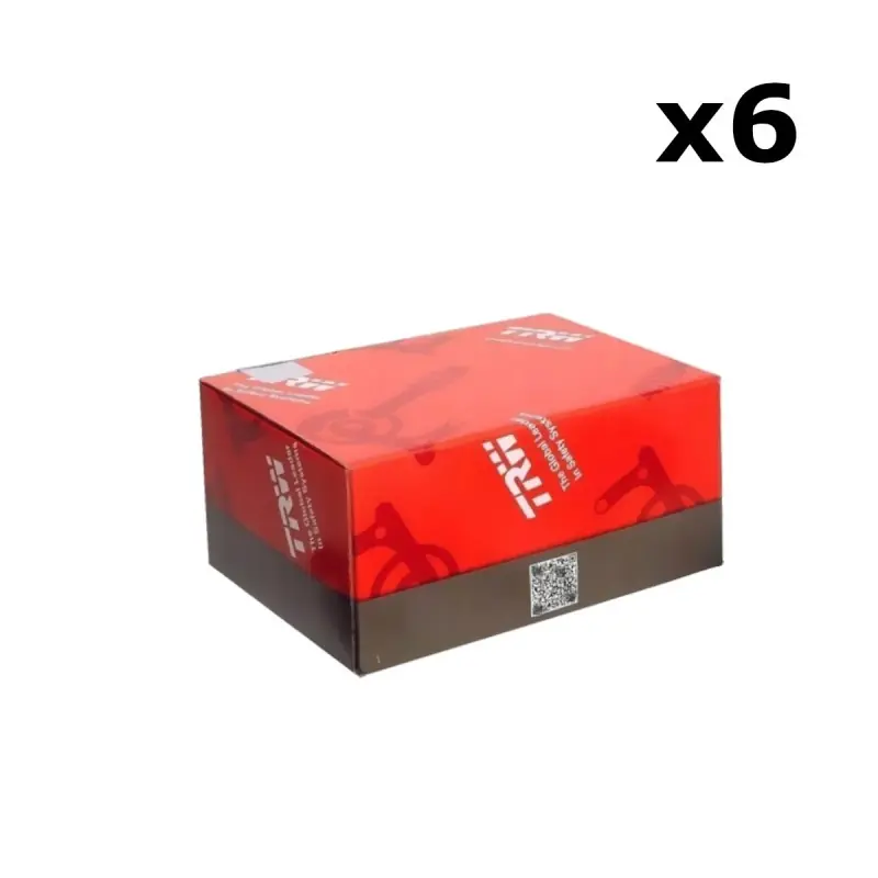 Nowy TRW ZF KLOCKI HAMULCOWE ZESTAW 6 KOMPLETÓW KH350 ORGANIC YAMAHA DT 50 02-08, XT 125 05-12, PRZÓD/TYŁ