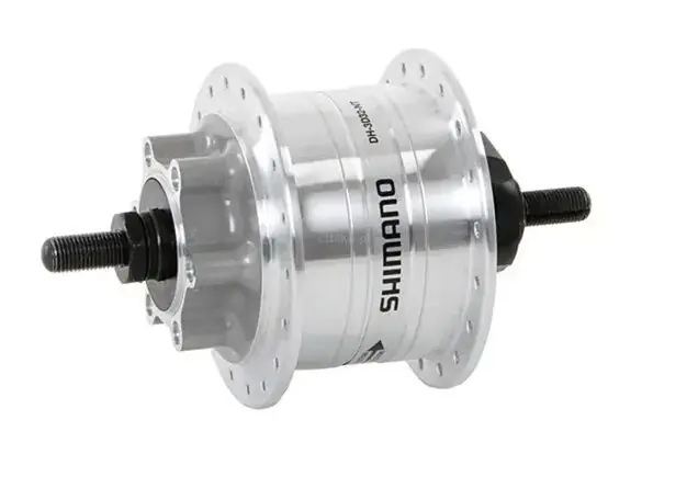 Sprawdź teraz SHIMANO DH-3D32-NT Piasta przednia z dynamem srebrna pod hamulce tarczowe