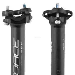 FORCE BASIC P6.6 CARBON SZTYCA MAT CZARNA, Ø 27,2 MM/350 MM 21038 Szybka wysyłka