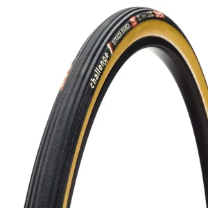 CHALLENGE STRADA BIANCA OPEN 28"x30C opona szosowa 260TPI czarno/kremowa Tani