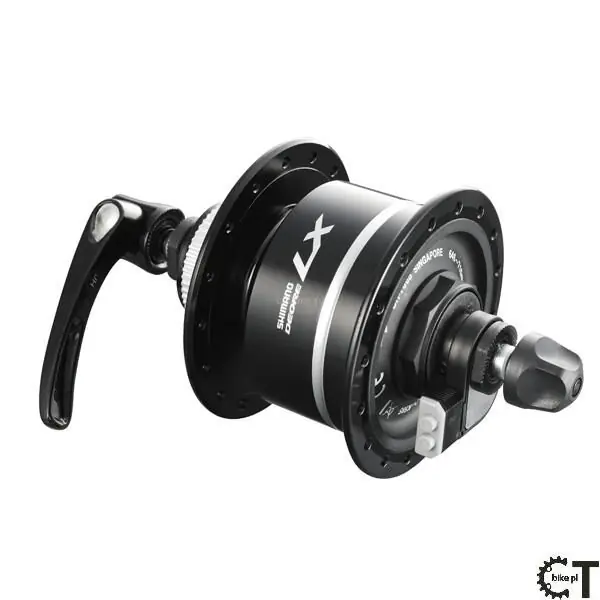 Nowość Shimano- DH T675 Przednia Piasta CL Dynamo
