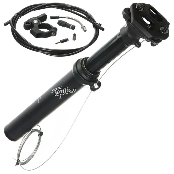 Najlepsza cena ZOOM Tequila SPD-801E Dropper wspornik siodła 31,6x345mm czarny