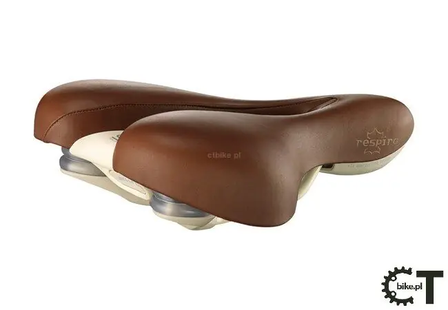 Hit cenowy SELLE ROYAL RESPIRO MODERATE 50‘S 60st. 9031 Siodło rowerowe damskie skórzane żelowe elastomery