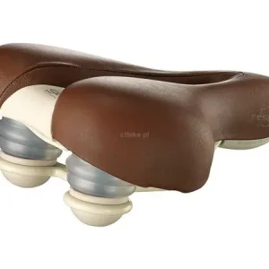 Dodaj do koszyka SELLE ROYAL RESPIRO RELAXED 50‘S 90st. 9032 Siodło rowerowe unisex skórzane żelowe elastomery