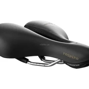 SELLE ROYAL RESPIRO MODERATE LEATHER 60st. 9031 Siodło rowerowe damskie skórzane elastomery Bezpieczna płatność