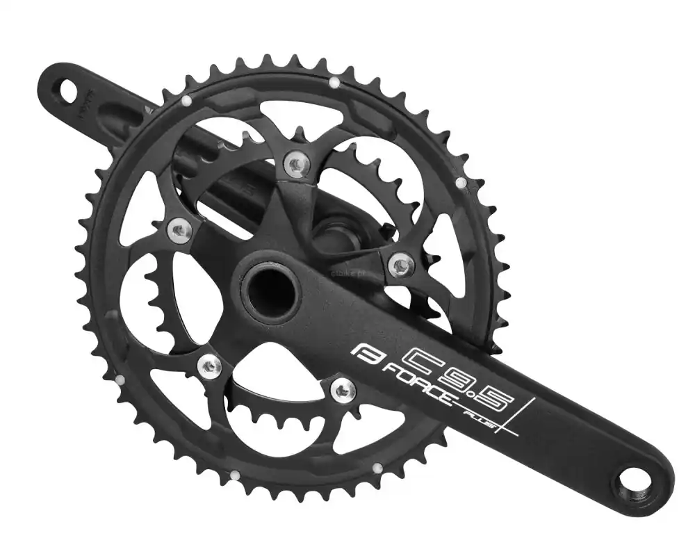 Wyjątkowa oferta FORCE Road C9.5+ mechanizm korbowy szosowy 50/34 aluminiowy na łożyska zewnętrzne 175MM