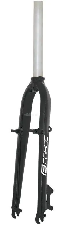 Dostępne od ręki FORCE Widelec MTB aluminiowy 1 1/8 disc/v-brake czarny połysk
