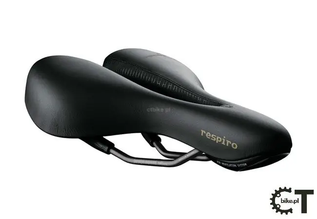 SELLE ROYAL RESPIRO MODERATE LEATHER 60st. 9031 Siodło rowerowe męskie skórzane elastomery Wyjątkowa oferta