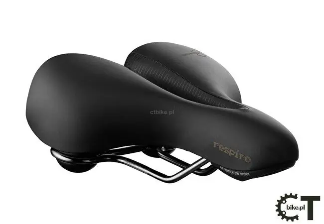 SELLE ROYAL RESPIRO RELAXED LEATHER 90st. 9032 Siodło rowerowe unisex skórzane elastomery Hit cenowy