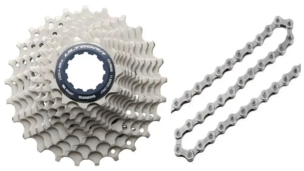 SHIMANO ULTEGRA CS R8000 KASETA 11/25 11 rzędowa SZOSA + ŁAŃCUCH HG701 ZE SPINKĄ Hit sprzedaży