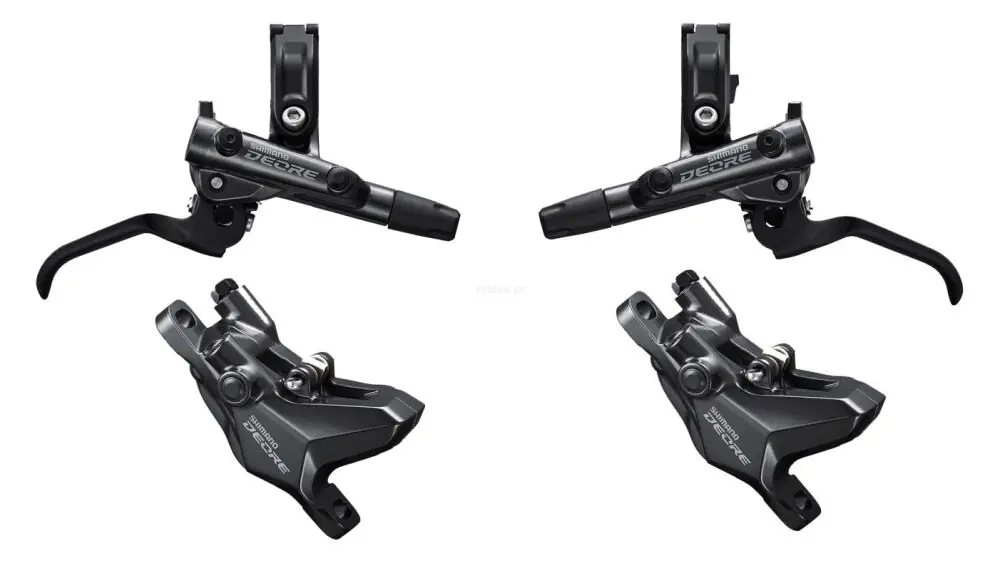 SHIMANO Deore BR M6100 Hamulce tarczowe komplet przód+tył Oferta limitowana