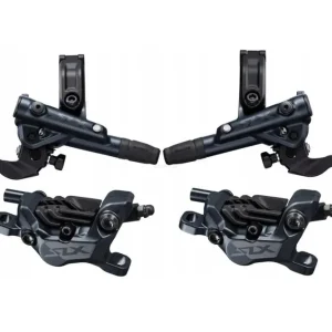 SHIMANO SLX BR M7120 Hamulce tarczowe czterotłoczkowe komplet przód+tył Ostatnia szansa