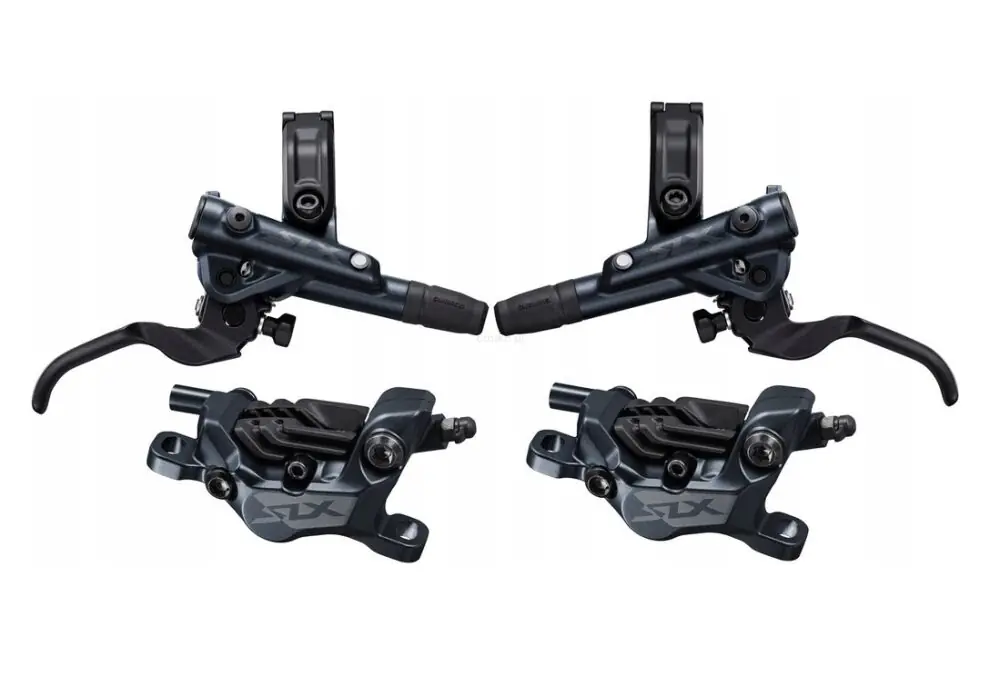SHIMANO SLX BR M7120 Hamulce tarczowe czterotłoczkowe komplet przód+tył Ostatnia szansa