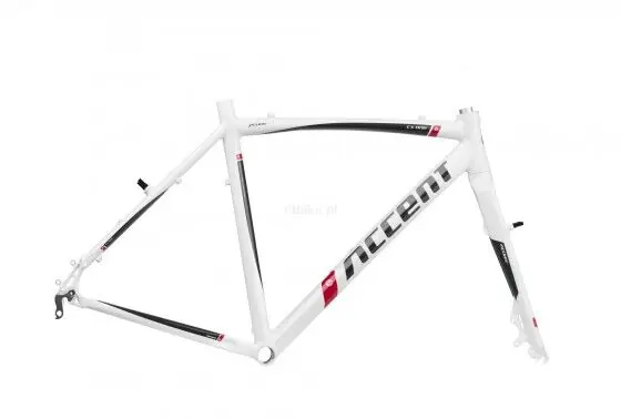 ACCENT CX-ONE SET RAMA + WIDELEC PRZEŁAJOWA biało-grafitowa Oferta limitowana