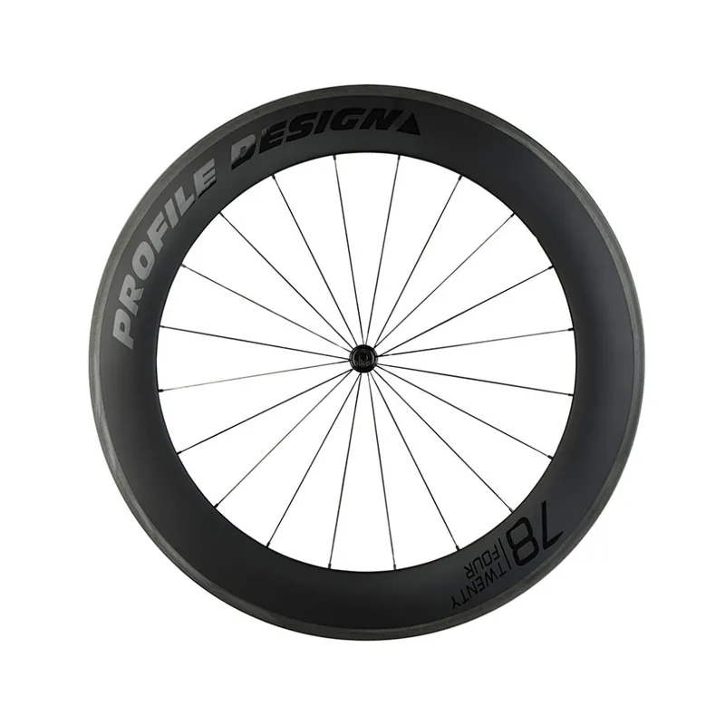 Dostępne od ręki PROFILE DESIGN Zestaw Kół TwentyFour 78 Carbon Clincher Black