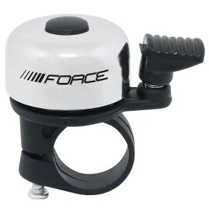 Dostępne od ręki FORCE F MINI Dzwonek rowerowy 22,2 mm biały