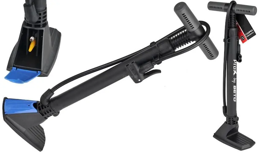 BETO CMP-088 pompka podłogowa plastikowa z podwójną głowicą Premium