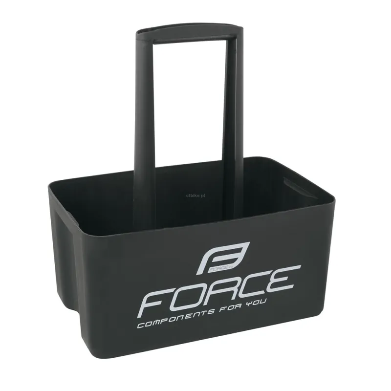 Tylko dziś FORCE koszyk na bidony czarny z logo 250706
