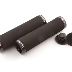 Szybka dostawa CLARK‘S CLO222 LOCK-ON chwyty kierownicy 130mm neoprenowe czarne klamry czarne anodyzowane