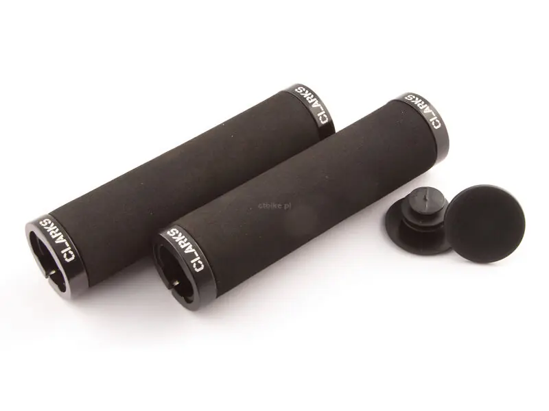 Szybka dostawa CLARK‘S CLO222 LOCK-ON chwyty kierownicy 130mm neoprenowe czarne klamry czarne anodyzowane