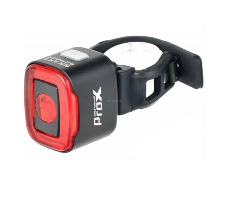Darmowy zwrot PROX Ara II lampa tylna USB-C 50lm brake sensor memory mode