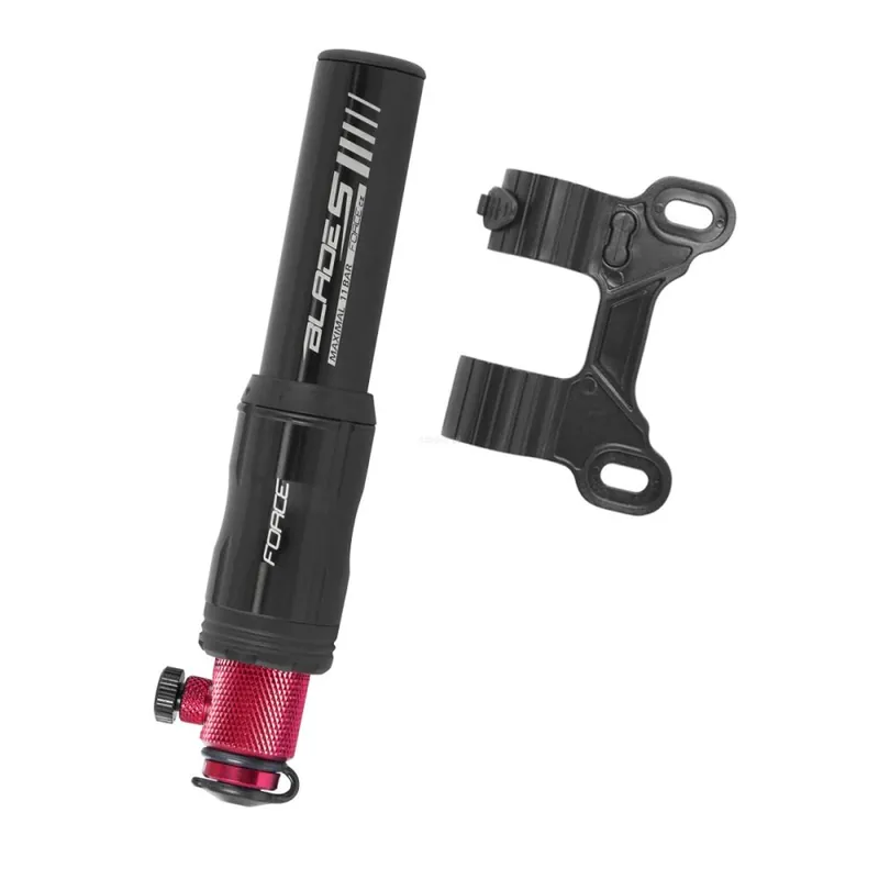 FORCE BLADE S Pompka rowerowa Al., 12 cm, czarna 751065 Nie przegap
