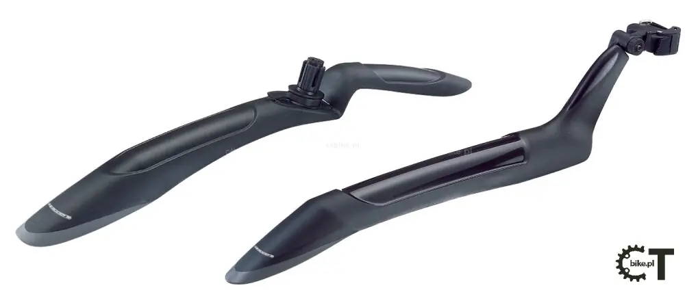 Niska cena ACCENT DRY BOARD komplet błotników rowerowych 26-28" czarny