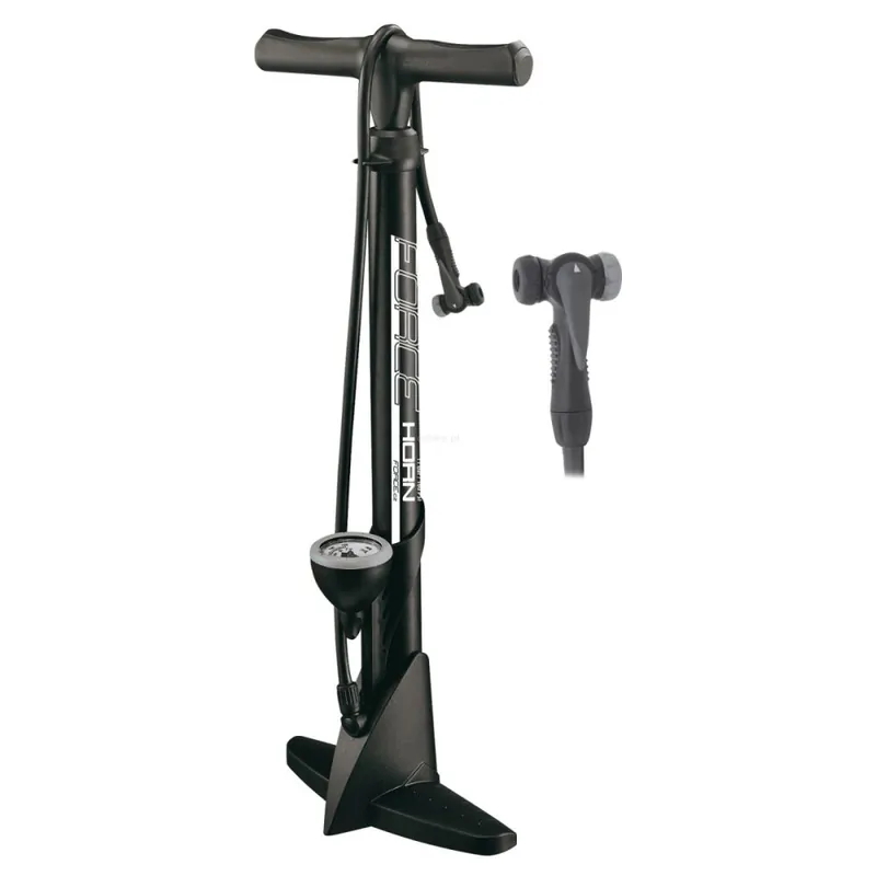 FORCE HORN Pompka stacjonarna czarna Premium