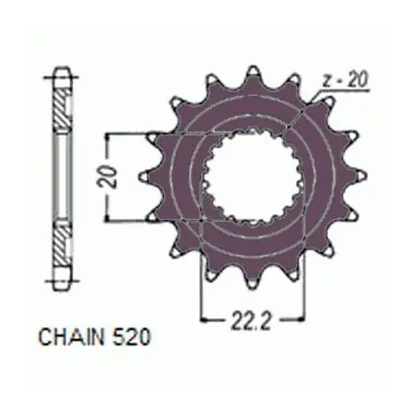 Dodaj do koszyka Zębatka Napędowa Sunstar Sunf388-12 (Jtf1590.12)