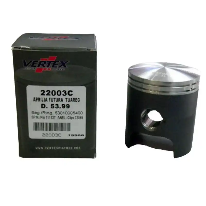 Wyjątkowa oferta VERTEX TŁOK APRILIA 125 AF1, RX,RS, PEGASO (53,98MM) (PIERŚCIENIE 53010005400 x 2 SZT.)