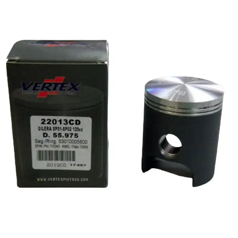 Wyprzedaż VERTEX TŁOK GILERA 125 (SP01, SP02) (55,995MM) (PIERŚCIENIE 53010005600 X 2 SZT)